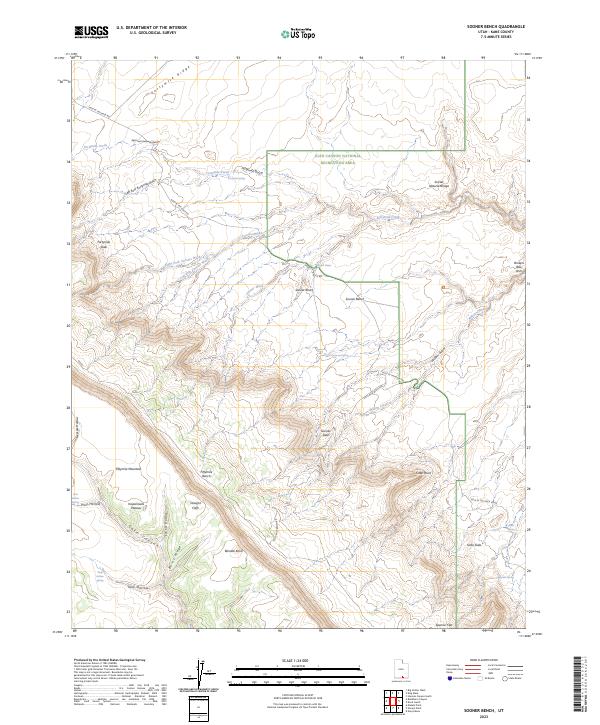 Sooner Bench, UT — USGS 7.5-minute topo (2023)