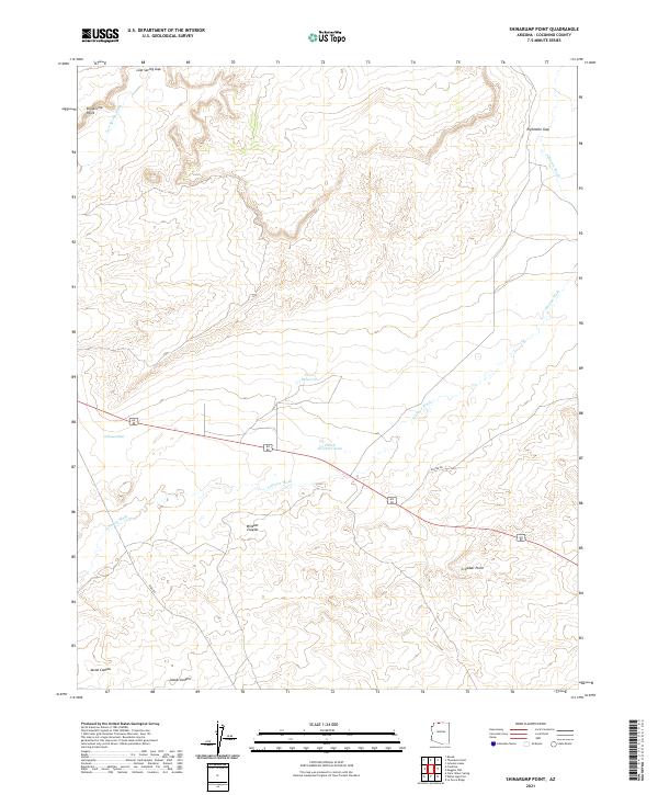 Shinarump Point, AZ — USGS 7.5-minute topo (2021)