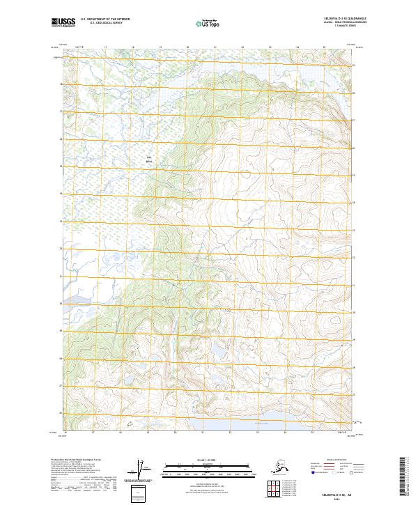 Seldovia D-3 SE, AK — USGS 7.5-minute topo (2024)