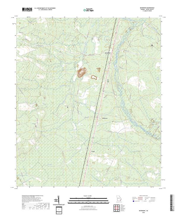 McKinnon, GA — USGS 7.5-minute topo (2024)
