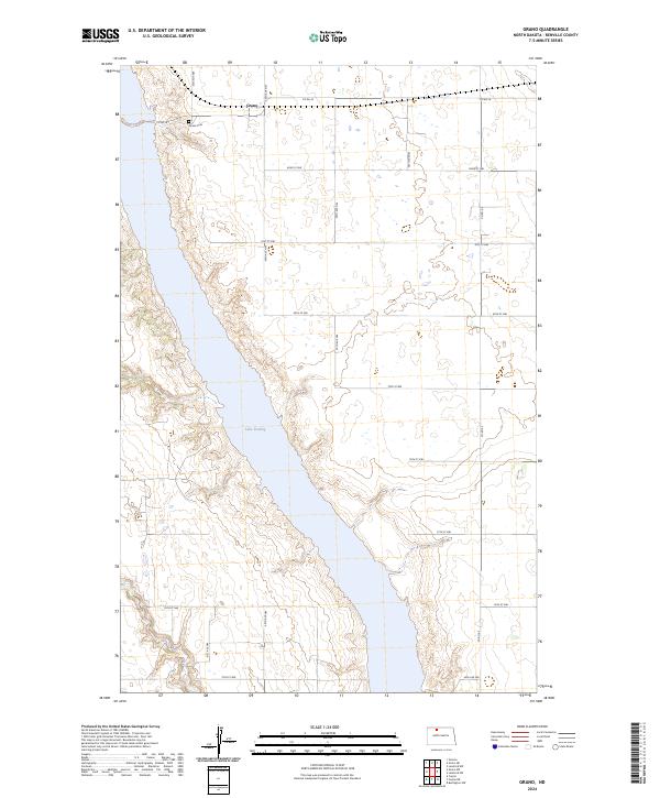 Grano, ND — USGS 7.5-minute topo (2024)