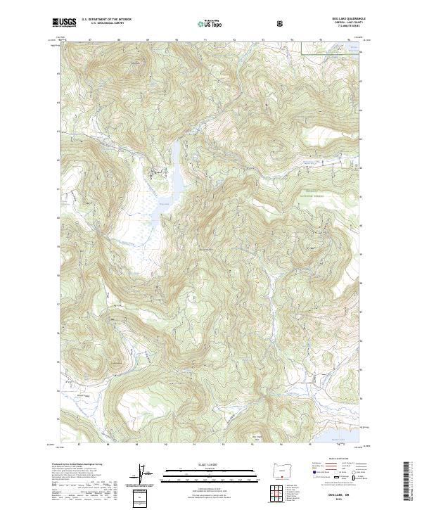 Dog Lake, OR — USGS 7.5-minute topo (2023)