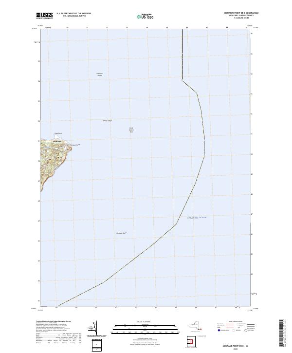 Montauk Point OE E, NY — USGS 7.5-minute topo (2023)