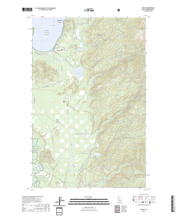 Coolin, ID — USGS 7.5-minute topo (2024)