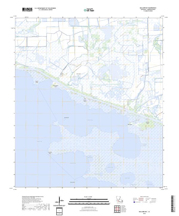 Mallard Bay, LA — USGS 7.5-minute topo (2024)