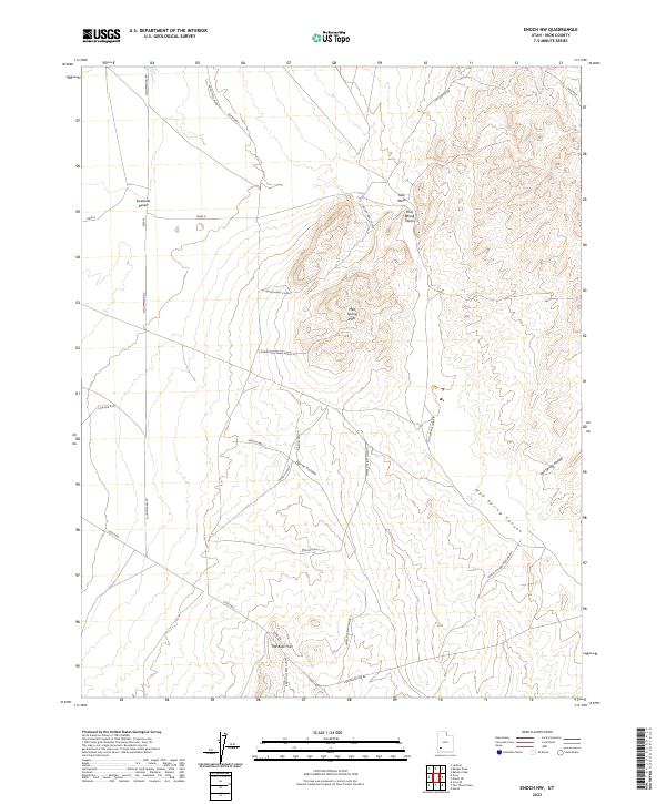 Enoch NW, UT — USGS 7.5-minute topo (2023)