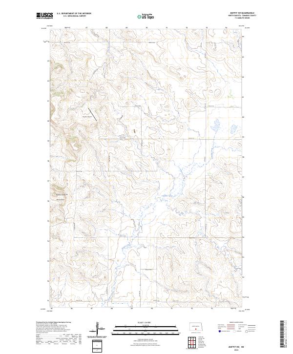 Moffit SW, ND — USGS 7.5-minute topo (2024)