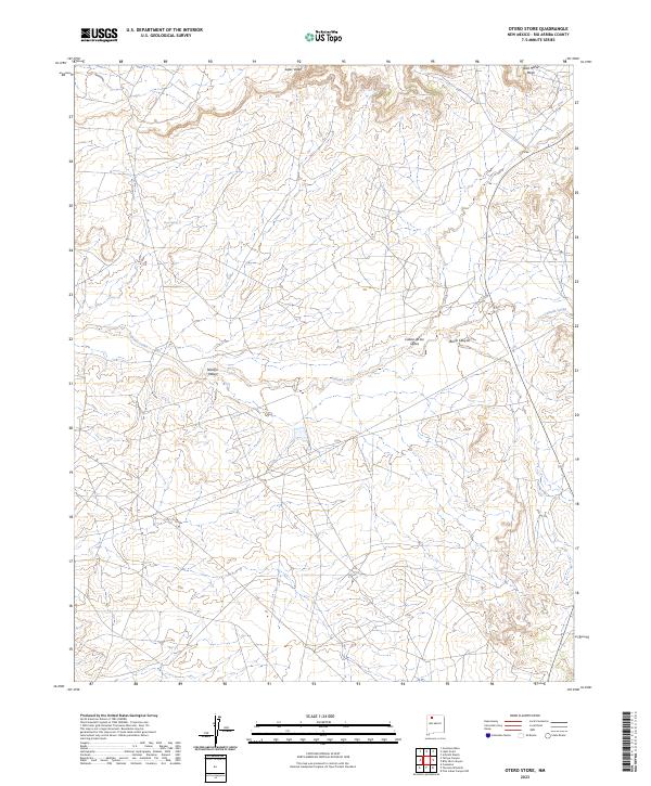 Otero Store, NM — USGS 7.5-minute topo (2023)