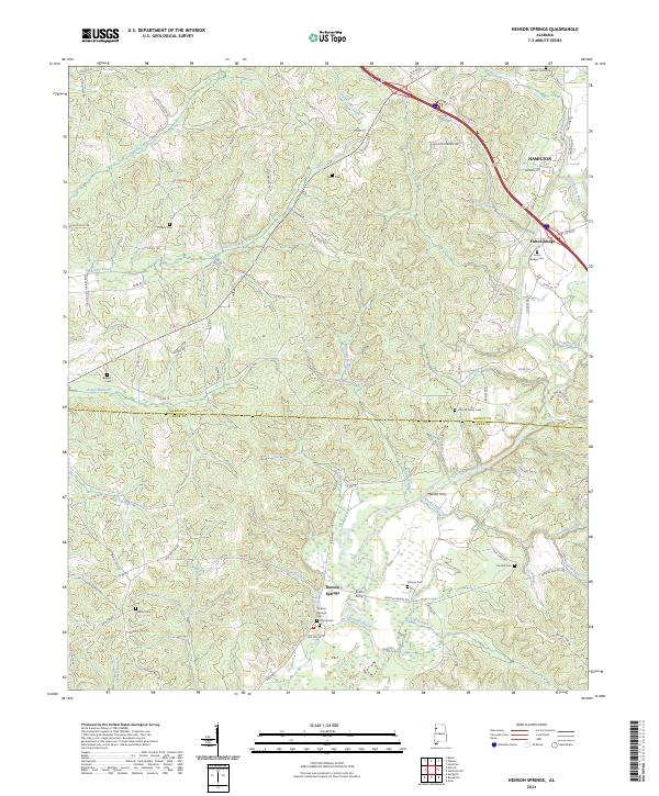 Henson Springs, AL — USGS 7.5-minute topo (2024)