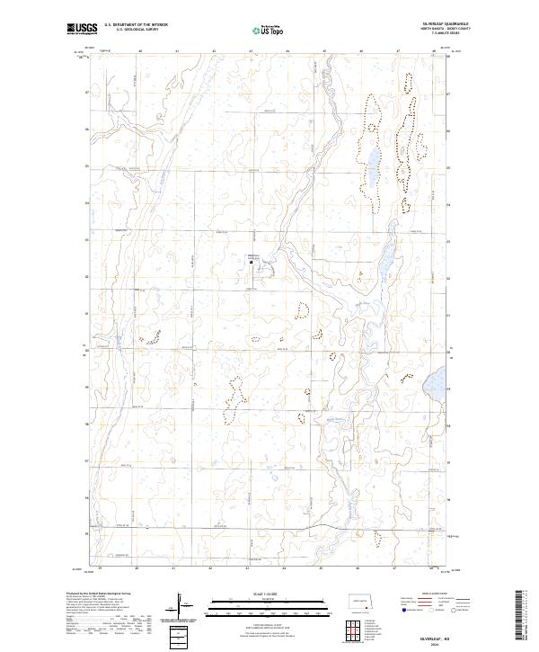 Silverleaf, ND — USGS 7.5-minute topo (2024)