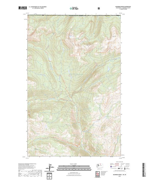 Bauerman Ridge, WA-BC — USGS 7.5-minute topo (2023)