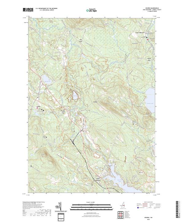 Ossipee, NH — USGS 7.5-minute topo (2024)