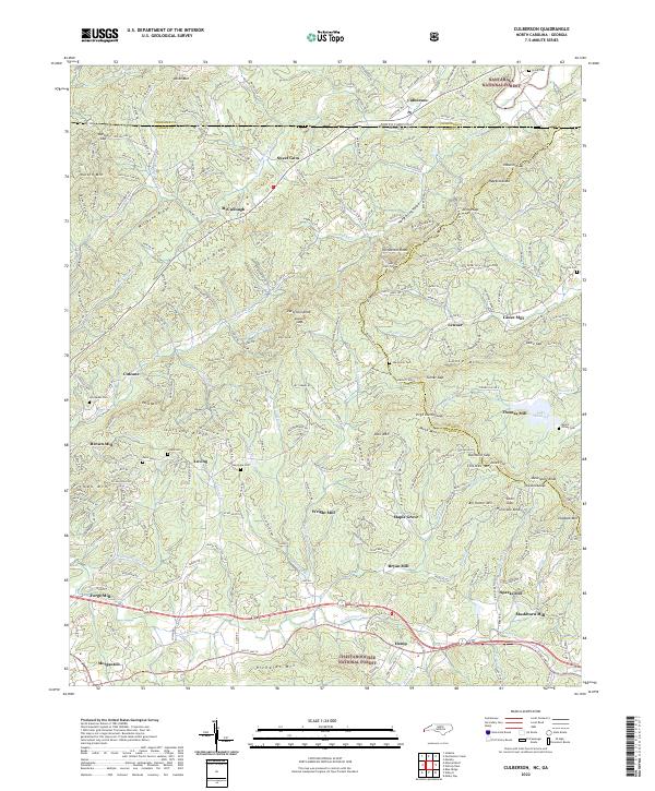Culberson, NC-GA — USGS 7.5-minute topo (2022)