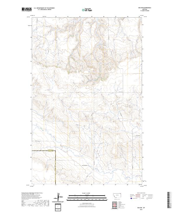 Soo NW, MT — USGS 7.5-minute topo (2024)