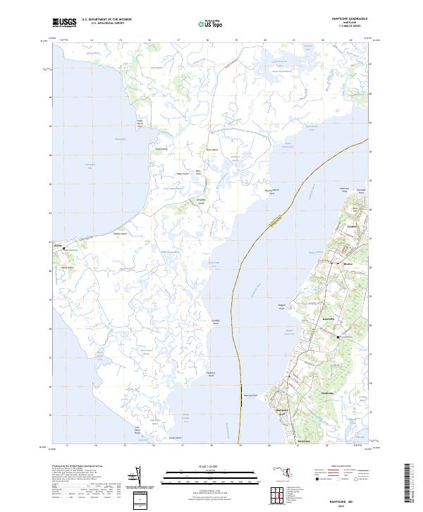Nanticoke, MD — USGS 7.5-minute topo (2023)
