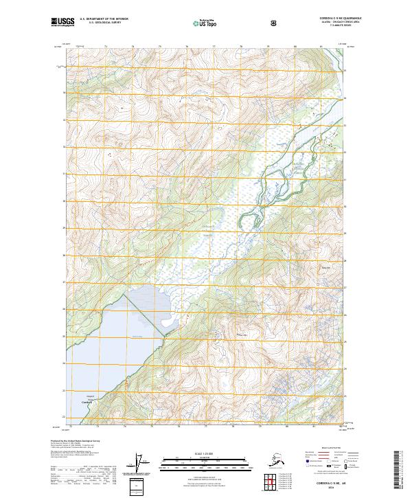 Cordova C-5 NE, AK — USGS 7.5-minute topo (2024)