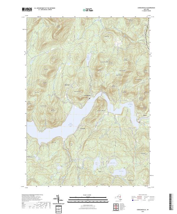 Conklingville, NY — USGS 7.5-minute topo (2023)