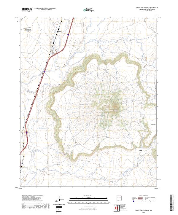 Eagle Tail Mountain, NM — USGS 7.5-minute topo (2023)