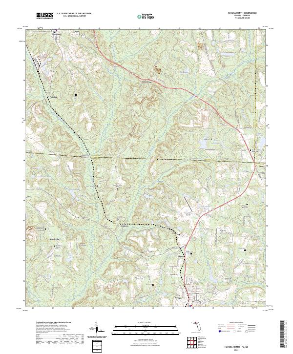Havana North, FL-GA — USGS 7.5-minute topo (2024)