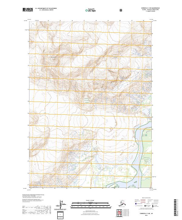 Cordova C-3 NE, AK — USGS 7.5-minute topo (2024)