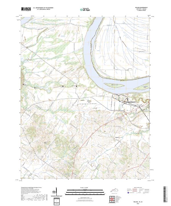 Wilson, KY-IN — USGS 7.5-minute topo (2022)