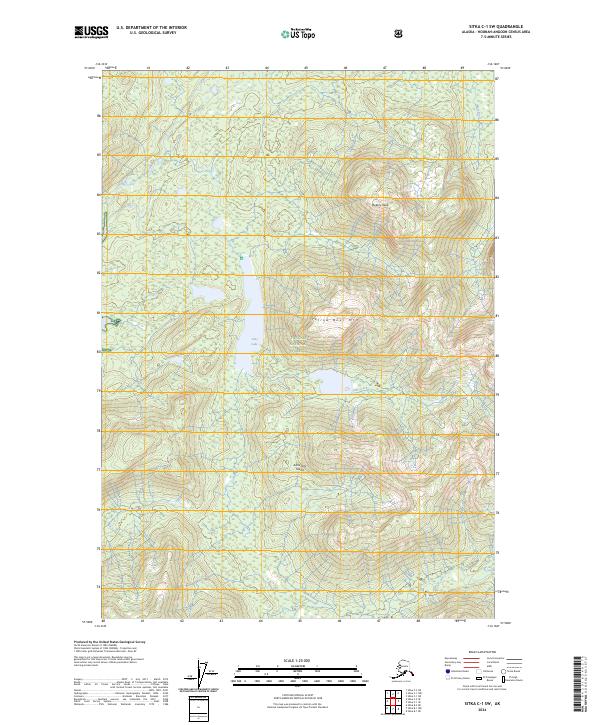 Sitka C-1 SW, AK — USGS 7.5-minute topo (2024)