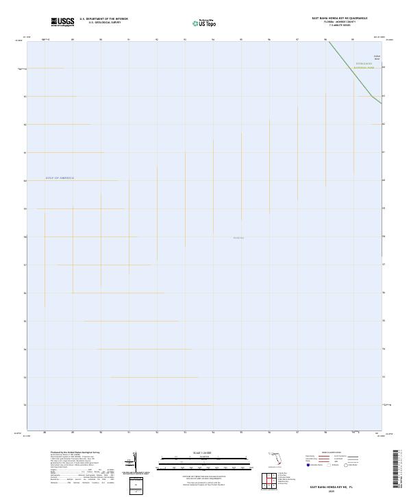 East Bahia Honda Key NE, FL — USGS 7.5-minute topo (2025)
