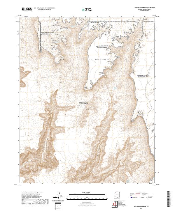 Tincanebitts Point, AZ — USGS 7.5-minute topo (2021)