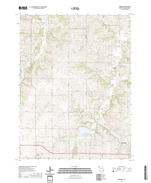 Fordham, MO — USGS 7.5-minute topo (2021)