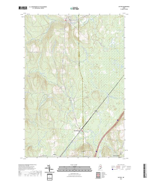 Patten, ME — USGS 7.5-minute topo (2024)
