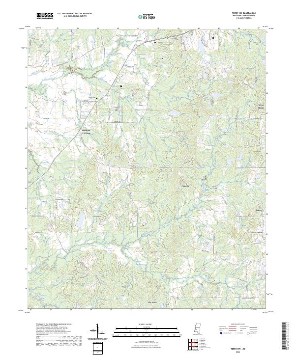 Terry NW, MS — USGS 7.5-minute topo (2024)