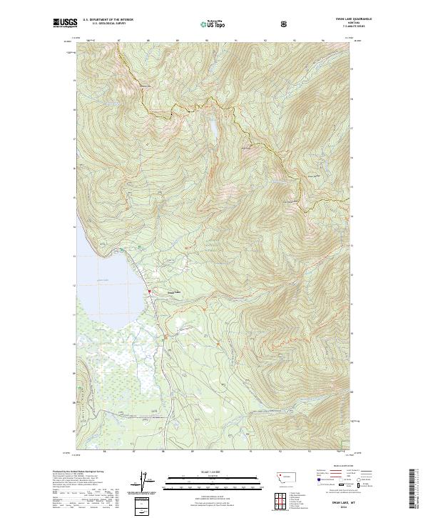 Swan Lake, MT — USGS 7.5-minute topo (2024)