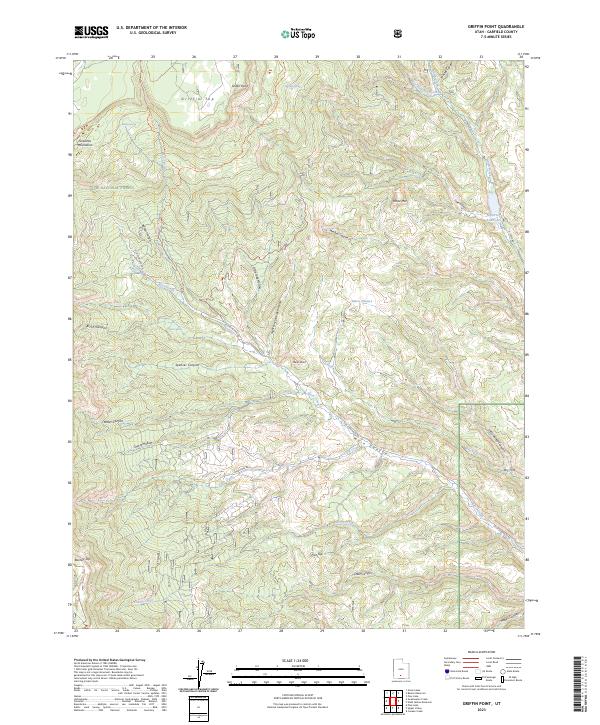 Griffin Point, UT — USGS 7.5-minute topo (2023)