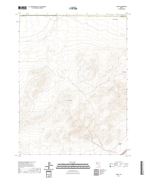 Jessup, NV — USGS 7.5-minute topo (2021)