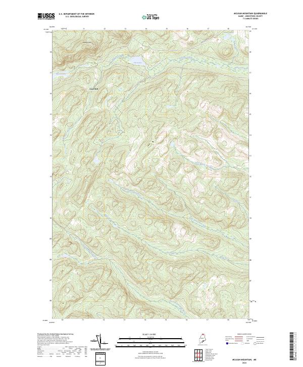McLean Mountain, ME — USGS 7.5-minute topo (2024)