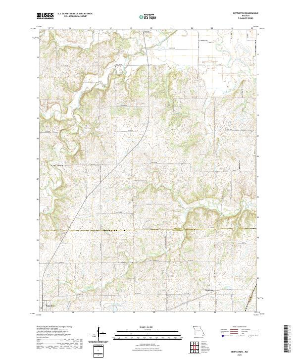 Nettleton, MO — USGS 7.5-minute topo (2021)