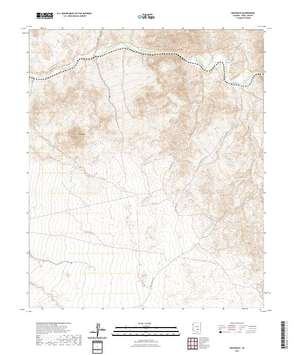 Grayback, AZ — USGS 7.5-minute topo (2021)