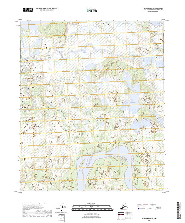 Fairbanks D-6 NE, AK — USGS 7.5-minute topo (2024)