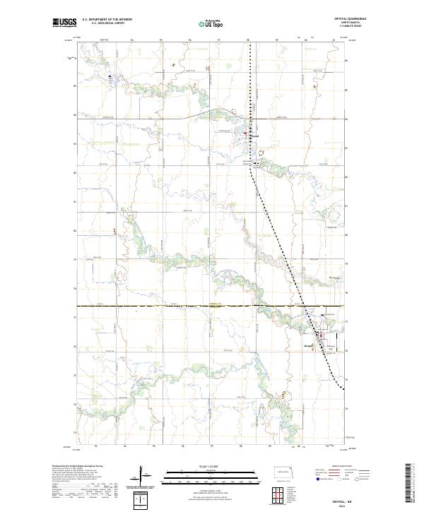 Crystal, ND — USGS 7.5-minute topo (2024)