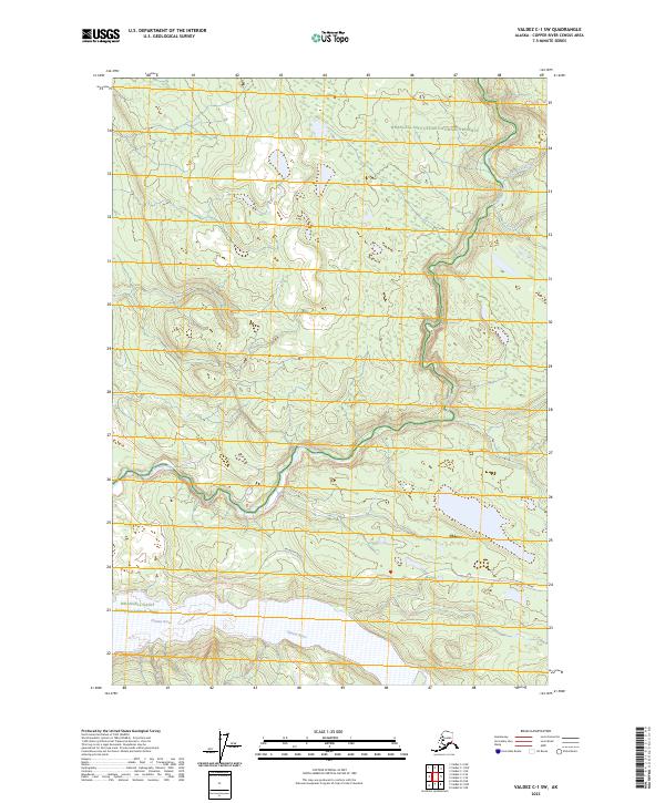 Valdez C-1 SW, AK — USGS 7.5-minute topo (2023)