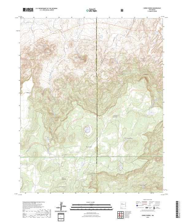Cerro Parido, NM — USGS 7.5-minute topo (2023)