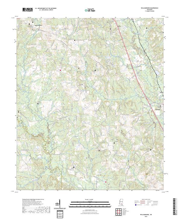 Williamsburg, MS — USGS 7.5-minute topo (2024)