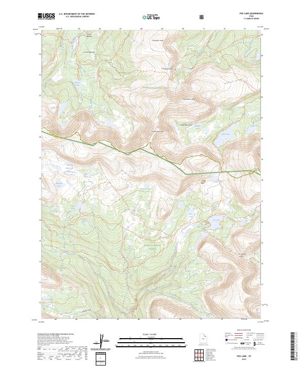 Fox Lake, UT — USGS 7.5-minute topo (2023)