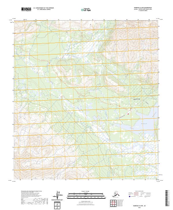 Nabesna D-6 NW, AK — USGS 7.5-minute topo (2023)