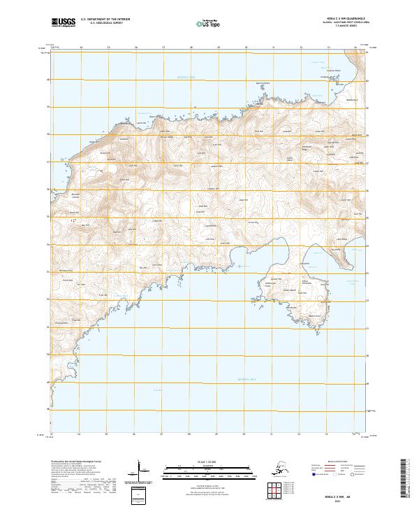 Kiska C-2 NW, AK — USGS 7.5-minute topo (2021)
