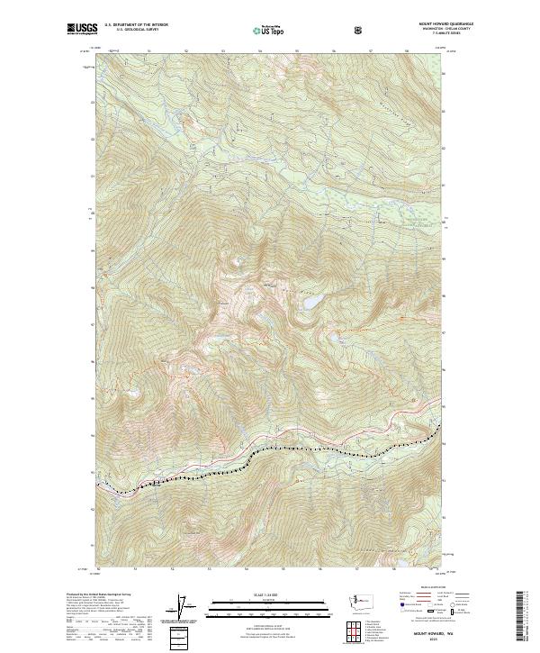 Mount Howard, WA — USGS 7.5-minute topo (2023)