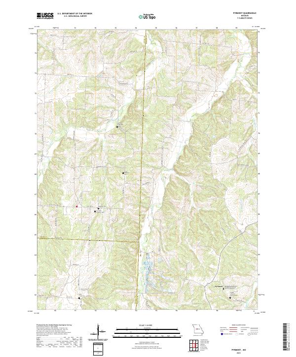 Pyrmont, MO — USGS 7.5-minute topo (2021)