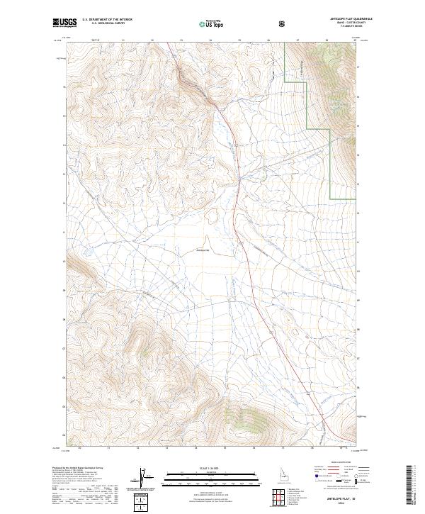 Antelope Flat, ID — USGS 7.5-minute topo (2024)