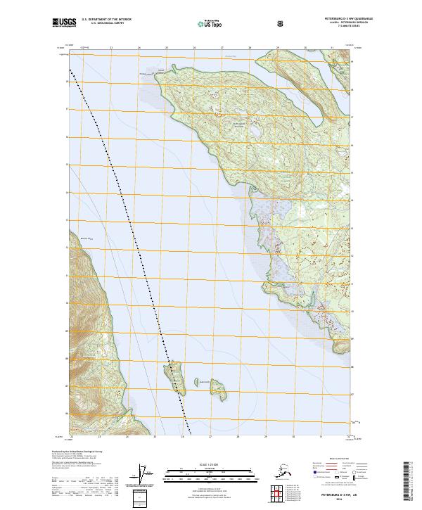 Petersburg D-3 NW, AK — USGS 7.5-minute topo (2024)