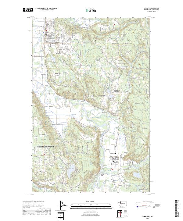Carnation, WA — USGS 7.5-minute topo (2023)